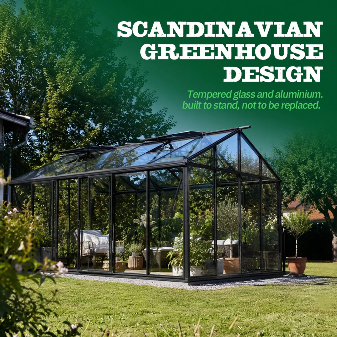 YourGreenhouses Scandiglas Greenhouse