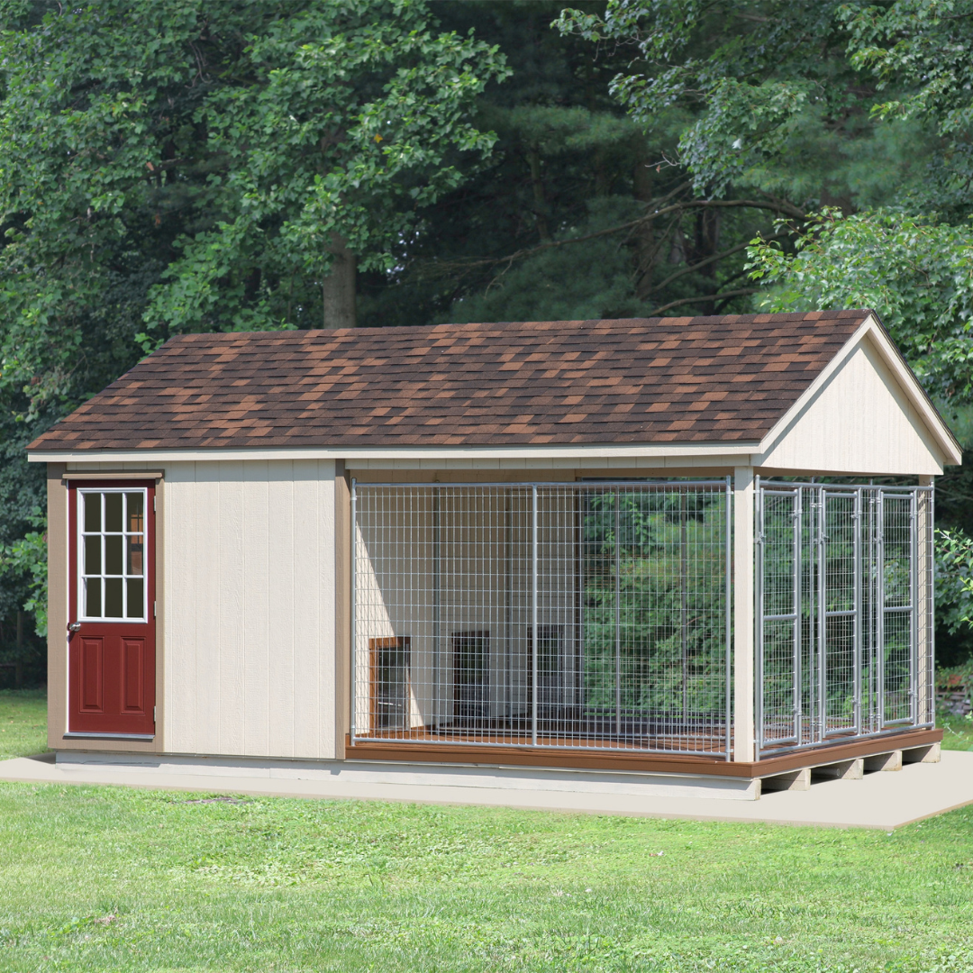 Bird in Hand 12×18 3-Run Commercial Kennel