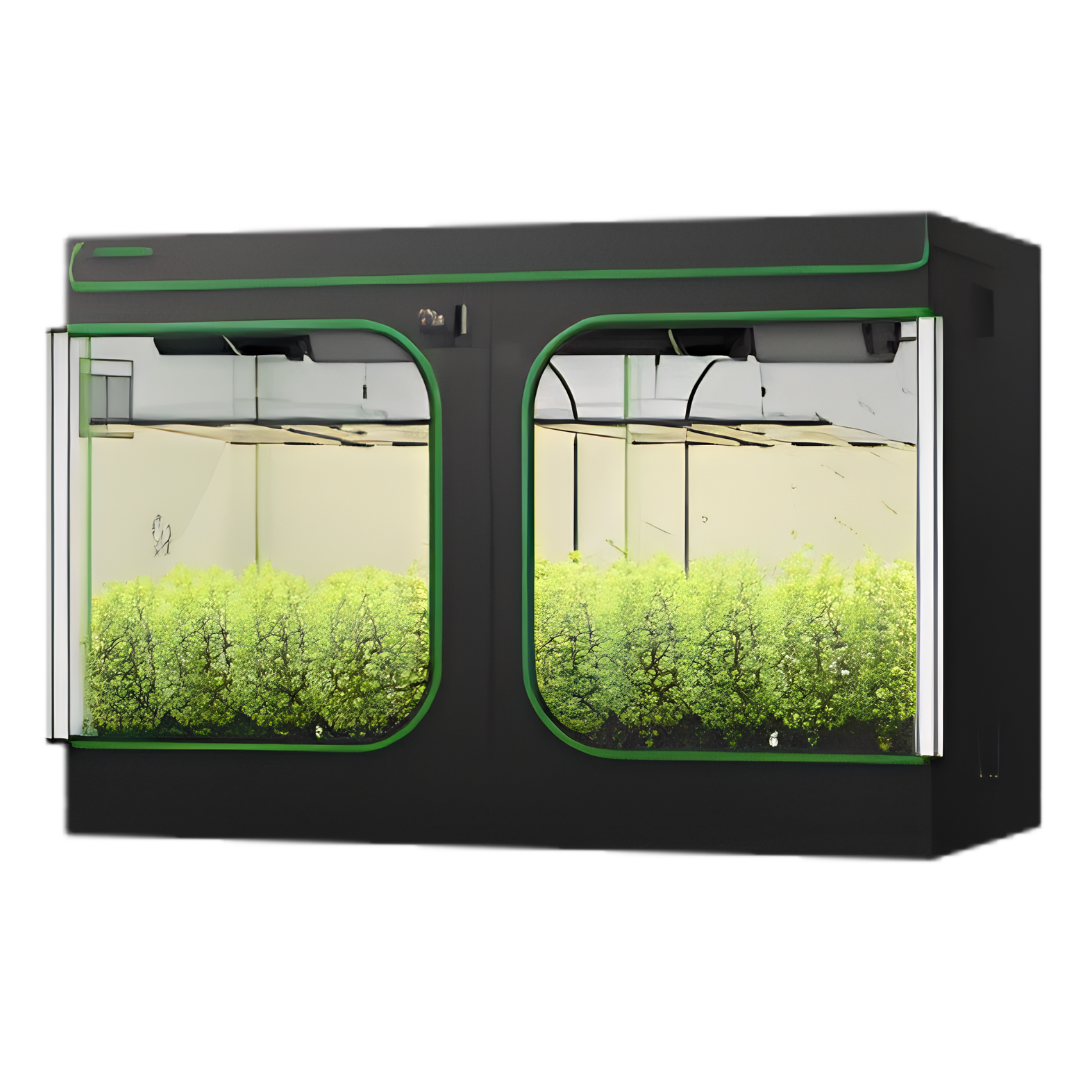 Vivosun Smart Grow Tent Kit 10x5 Complete Indoor Grow System with Smart Controller, Full-Spectrum LED Grow Light & Ventilation Automation System, 1680D Mylar Tent 120"x60"x80"