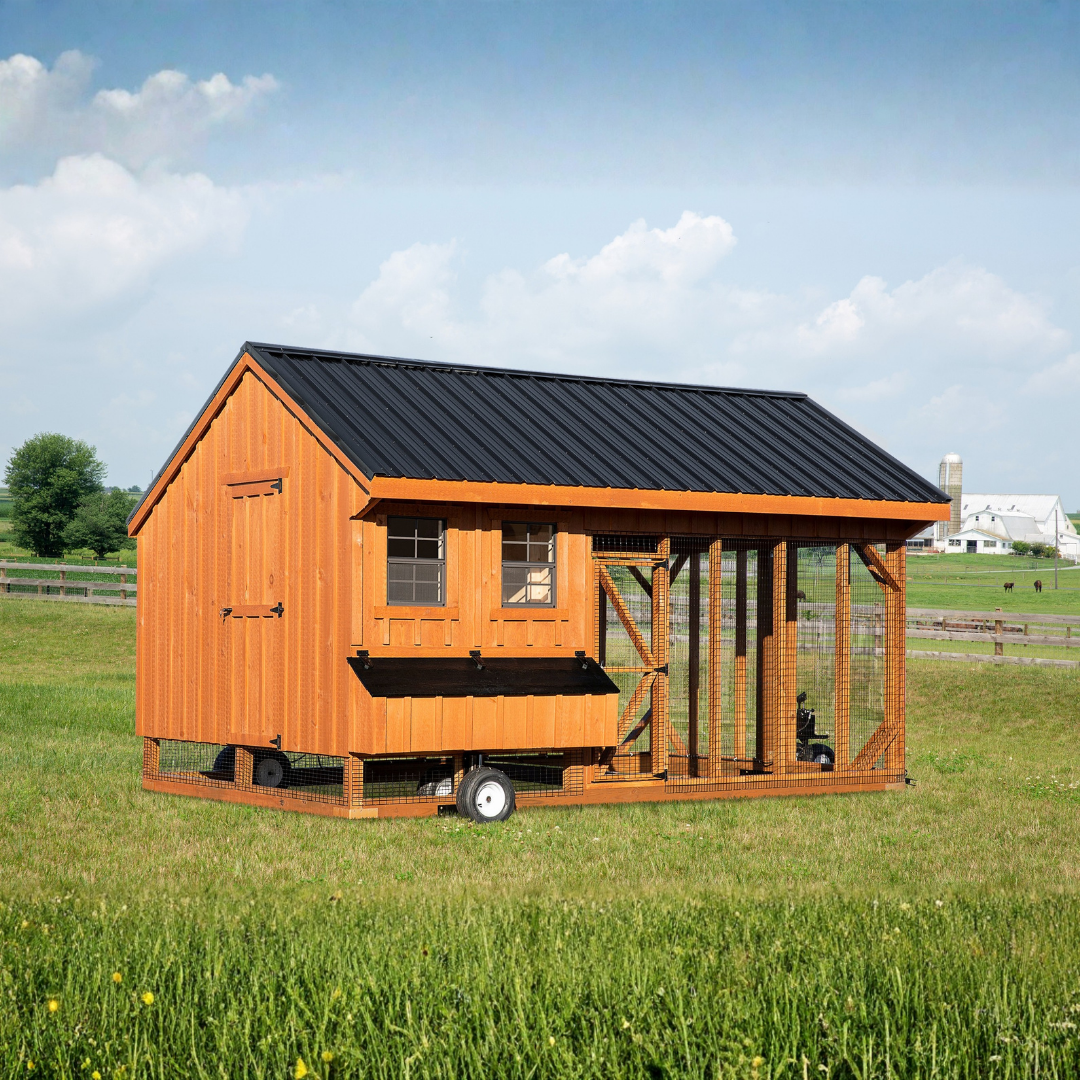 Bird in Hand 10×16 Quaker Combination Chicken Coop