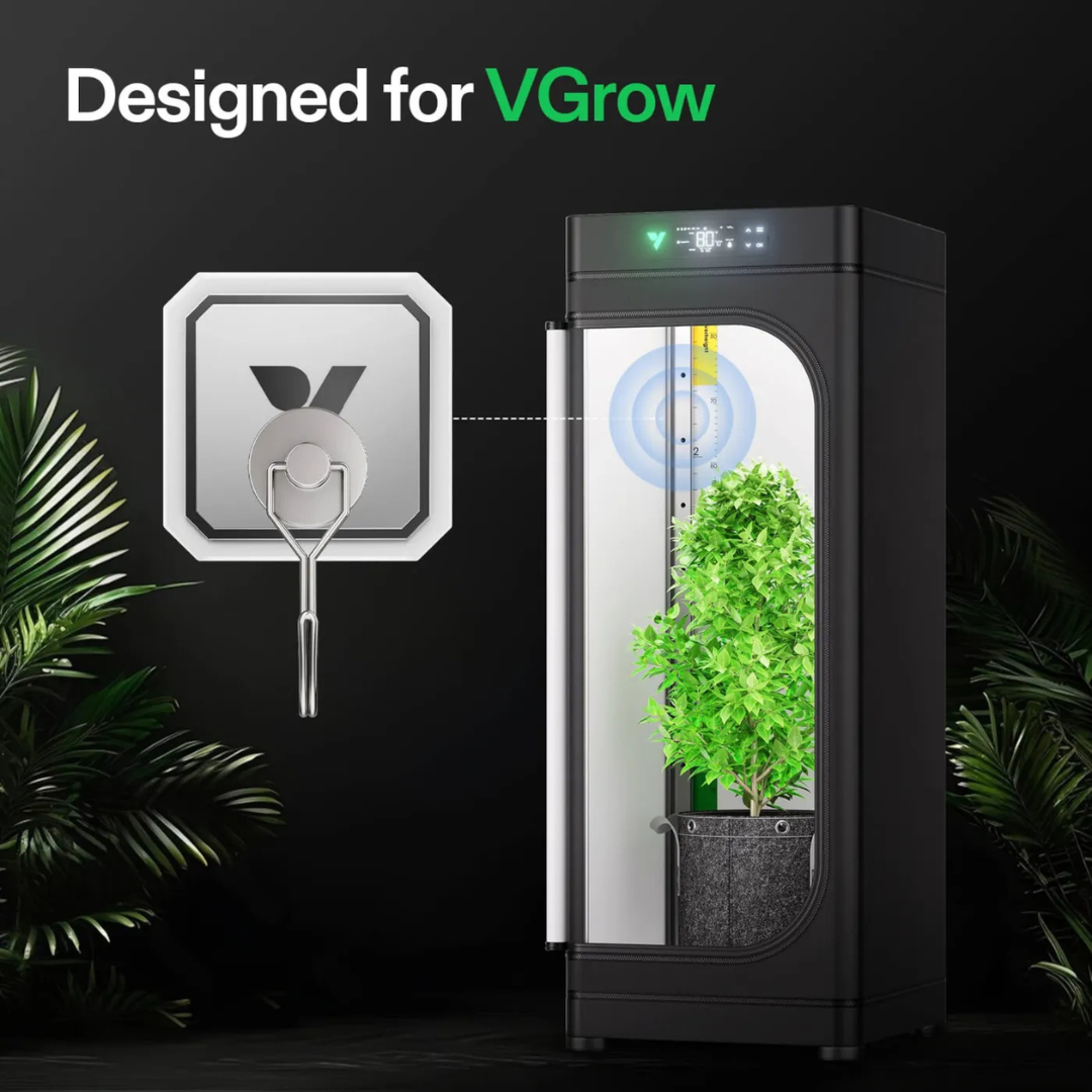 Vivosun Add-on Base & Magnetic Hook for VGrow Smart Grow Box, 4 Sets