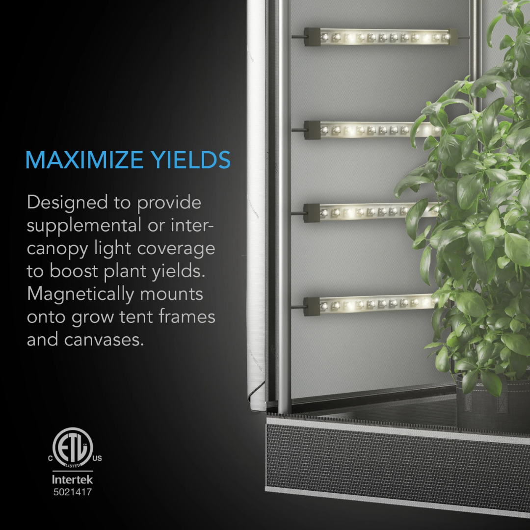 AC Infinity IONBEAM S11, Supplemental Grow Light Bars 11", Full Spectrum LED