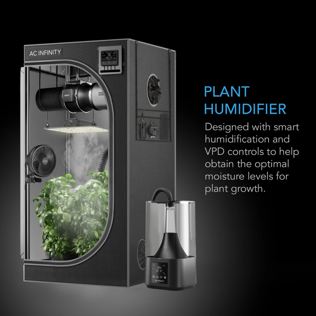 AC Infinity CLOUDFORGE T3, Plant Humidifier 4.5L with VPD Humidity Controls