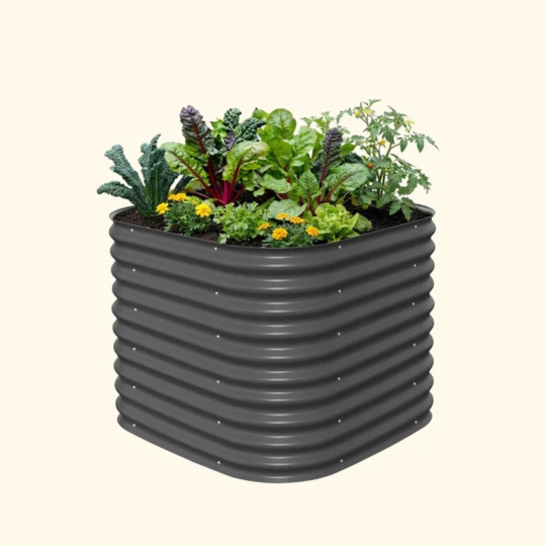 Vego 32" Extra Tall 4 In 1 Small Modular Metal Raised Garden Bed Kit