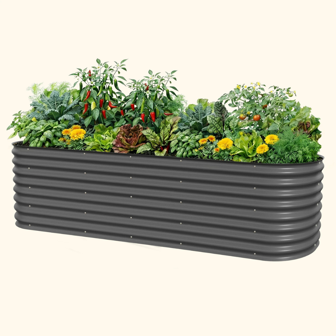 Vego 26" Tall 10 In 1 Jumbo Modular Metal Raised Garden Bed Kit