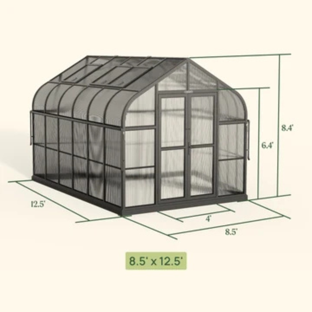 Vego Pacific Greenhouse - 8.5ft Wide