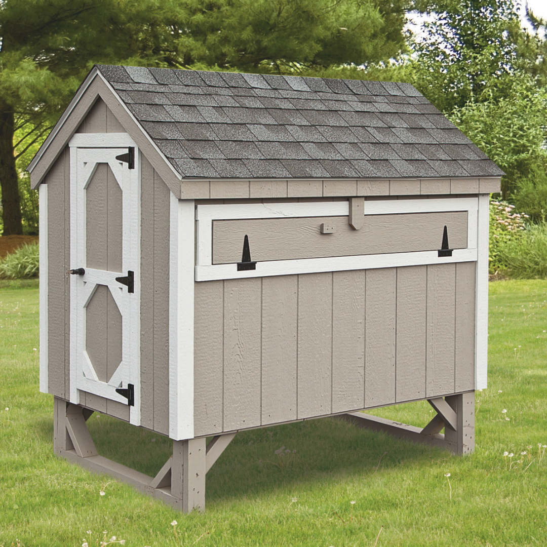 Bird-in-Hand 4×6 A-Frame Chicken Coop