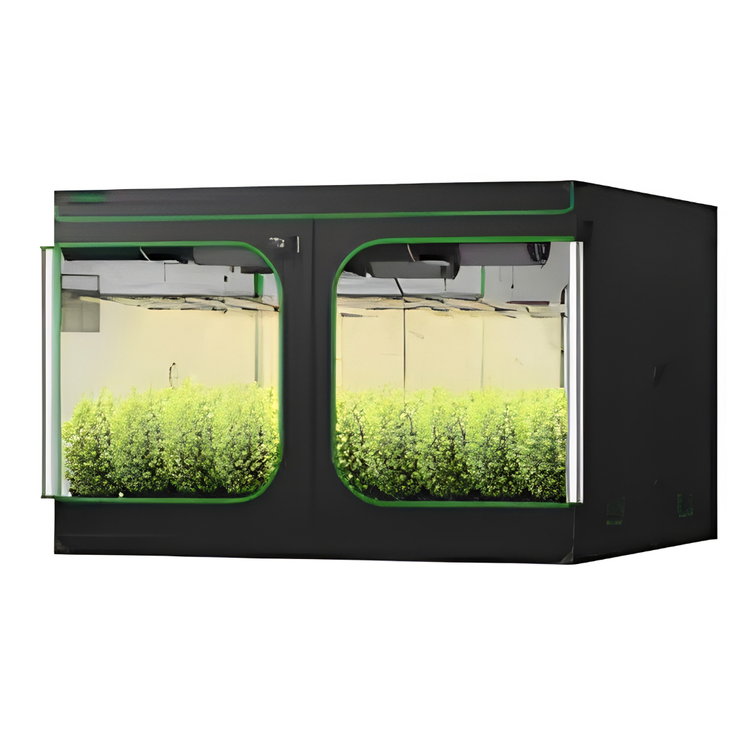 Vivosun Smart Grow Tent Kit 10x10 Complete Indoor Grow System with Smart Controller, Full-Spectrum LED Grow Light & Ventilation Automation System, 1680D Mylar Tent 120"x120"x80"