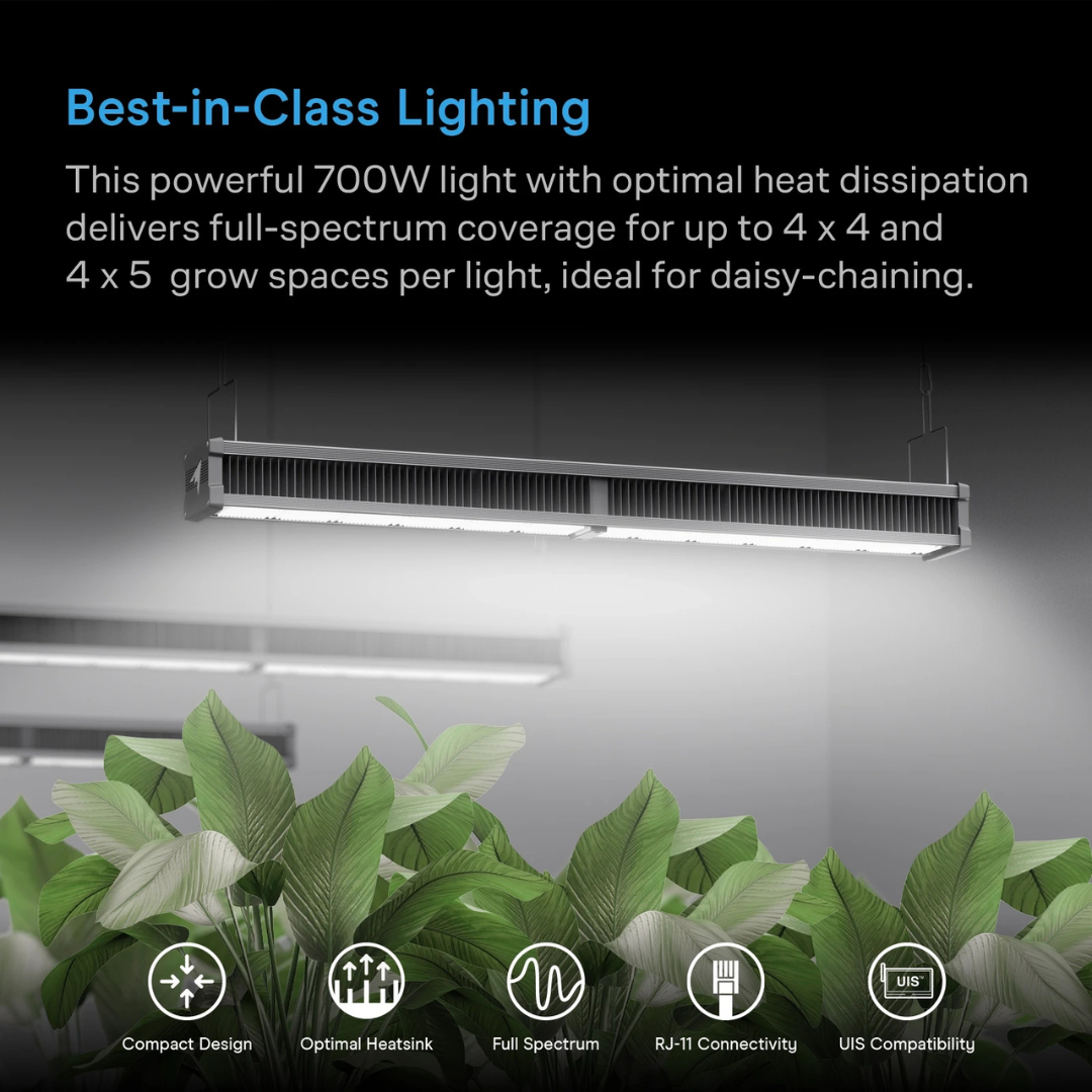 AC Infinity IONFRAME A7, Grow Light 700W, Full Spectrum LED 4x5 Coverage