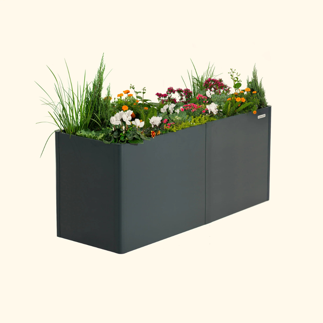 Vego 32" Extra Tall Modern Pro 27" x 83" Metal Raised Garden Bed