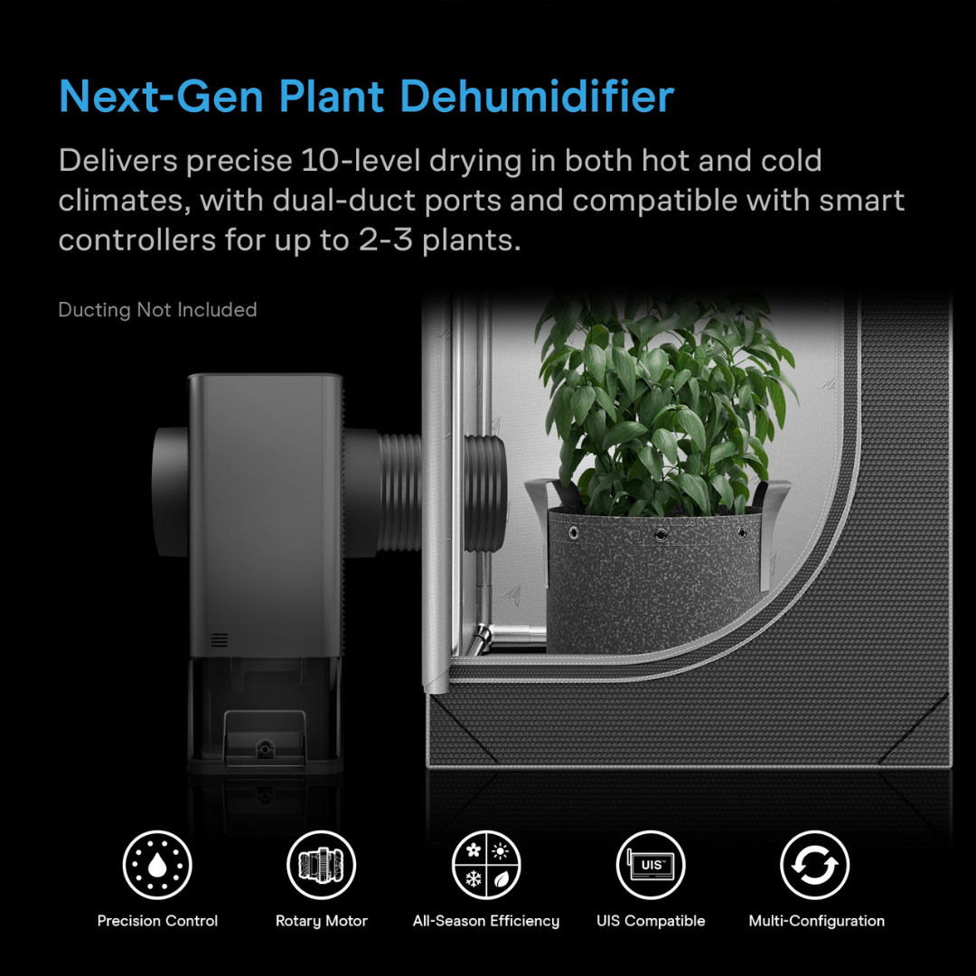 AC Infinity HYDRONE 5, Plant Dehumidifier with 10 Drying Levels, All Climate Performance, for 2-3 Plants