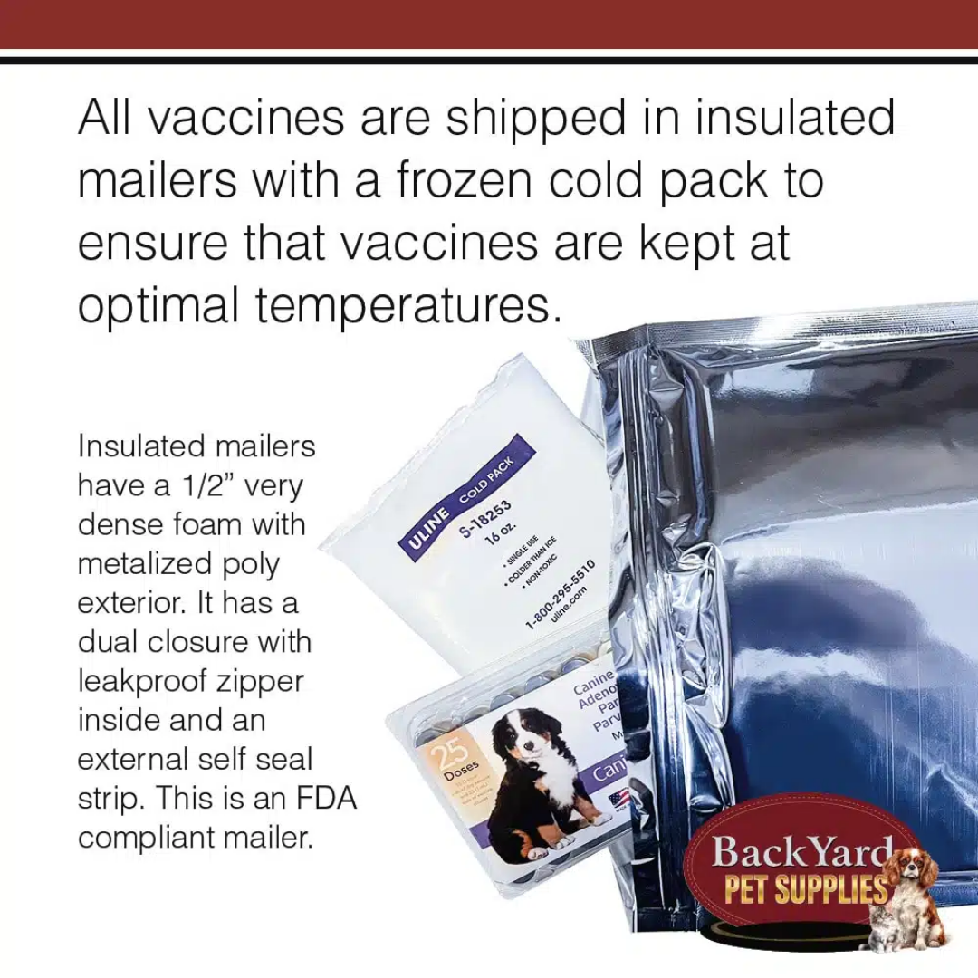 Bird in Hand Canine Spectra 5-Way Vaccine Shots with Syringes