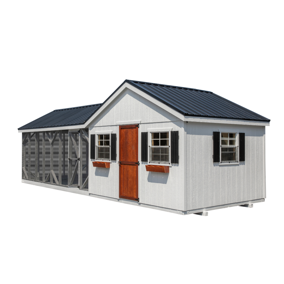 Bird in Hand 10×28 A-Frame Combination Chicken Coop