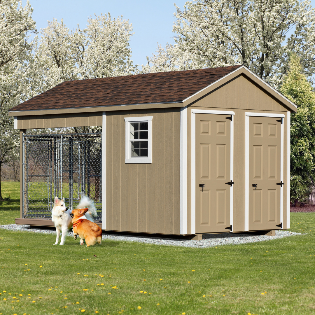 Bird in Hand 8×14 Double Dog Kennel