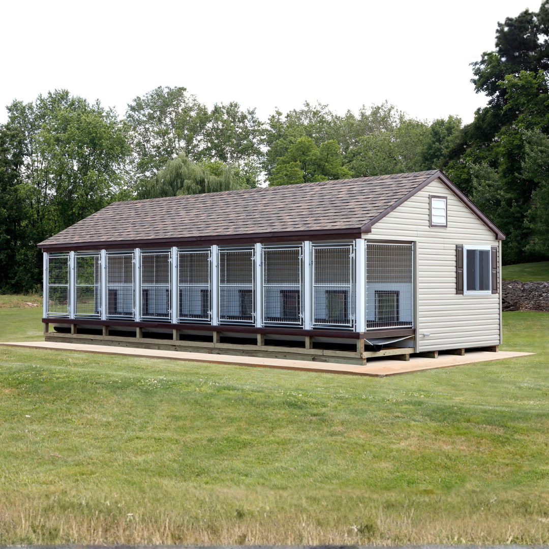 Bird in Hand 14×32 8-Run Commercial Kennel