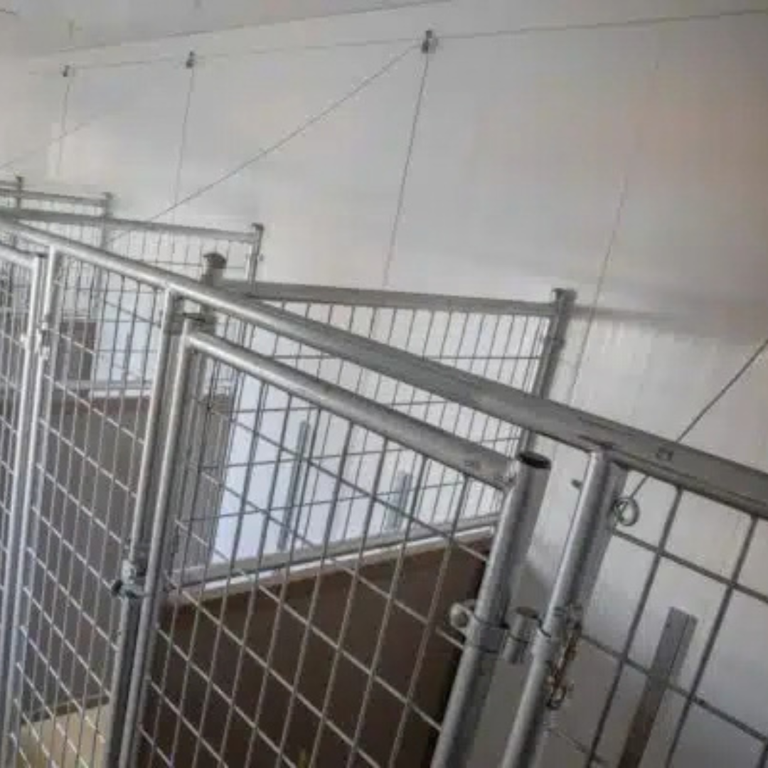 Bind in Hand 12×32 6-Run Commercial Kennel