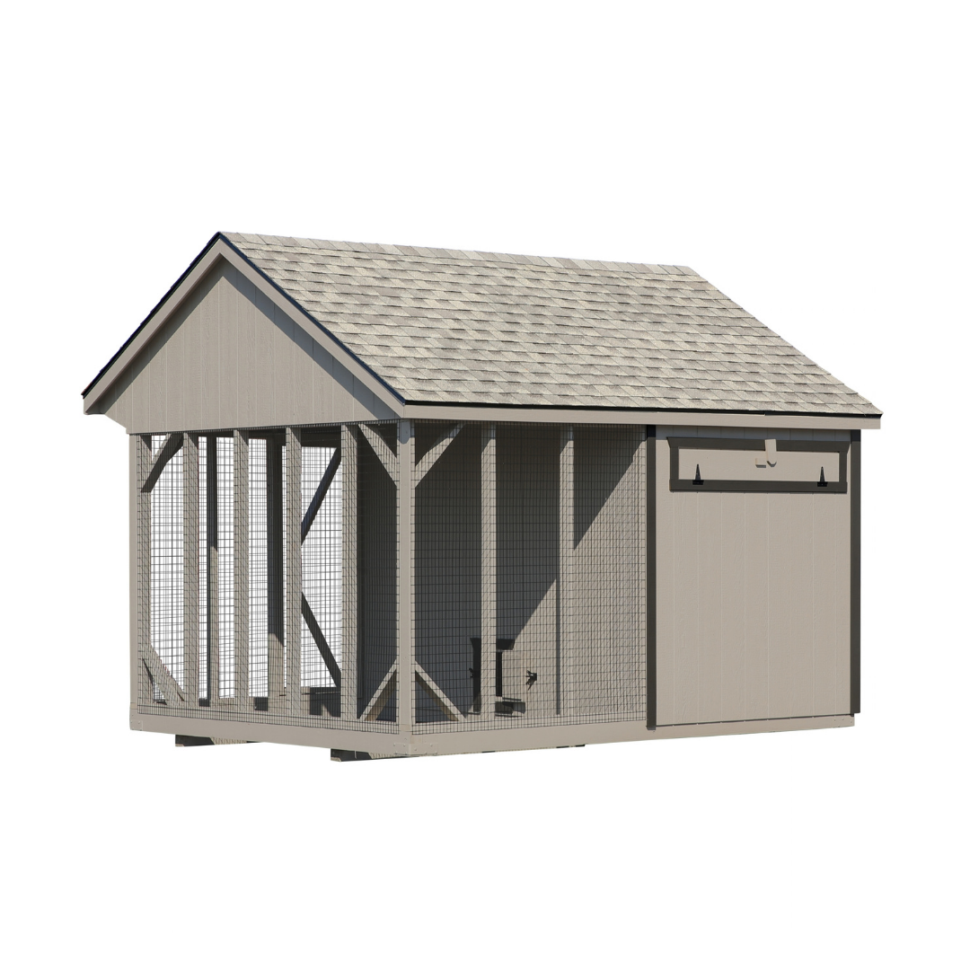 Bird in Hand 10×12 Quaker Combination Chicken Coop