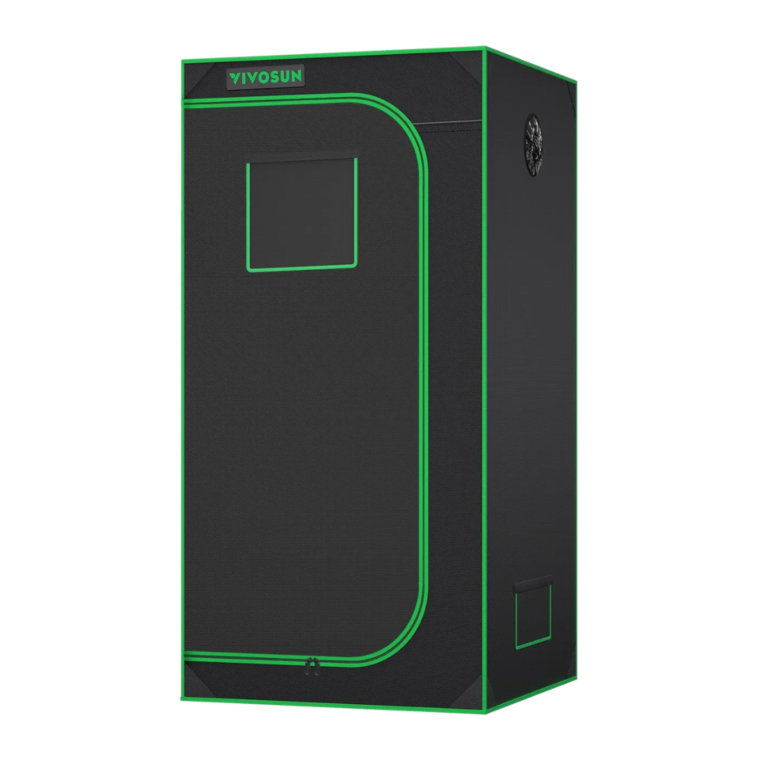 Vivosun Grow Tent 2.7x2.7 S276, 1-2 Plants Use, 600D Light-proof Oxford, 32″ x 32″ x 63″, For Indoor Plants Growing