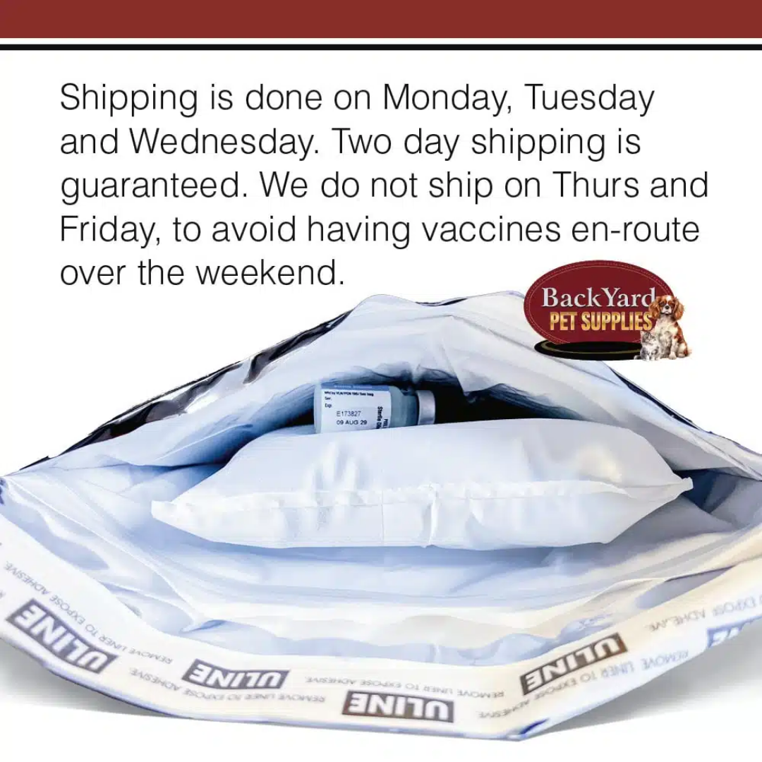 Bird in Hand Canine Spectra 5-Way Vaccine Shots with Syringes