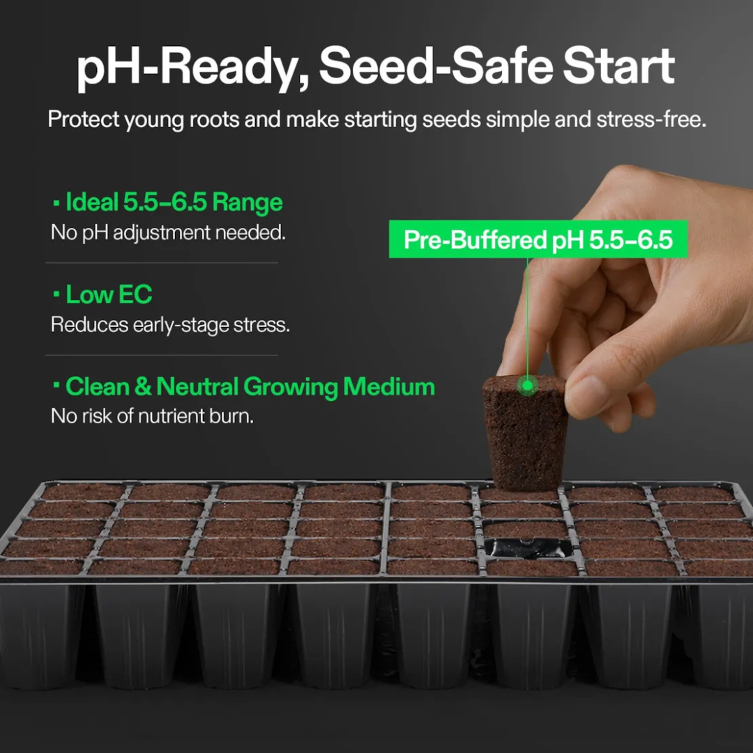 Vivosun Seed Rooter, Plant Starter Plugs, Support Robust Roots for Seedlings and Cuttings, 40 Cubes, Designed for VSeed Smart Box & Seed Starter Trays