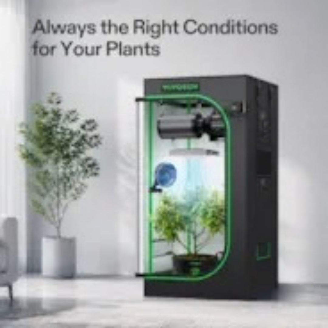 VIVOSUN Smart Grow Tent Kit PRO Indoor Grow System with Tunable Spectrum LED Light and Smart GrowHub Automation