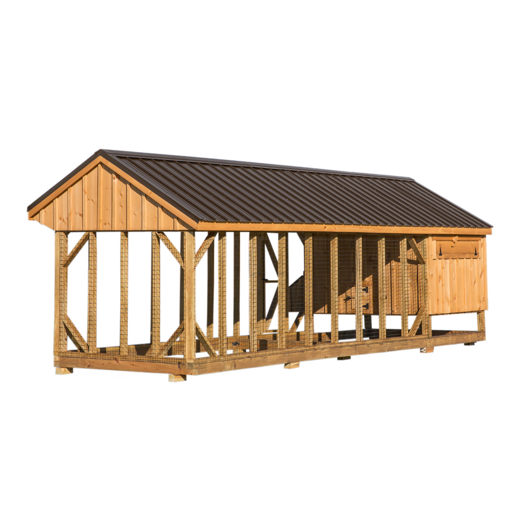 Bird in Hand 7×24 Quaker Combination Chicken Coop