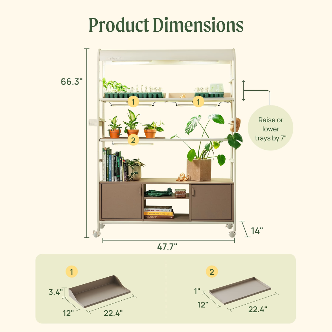 Vego 4 Tier Grow Light Garden Pro