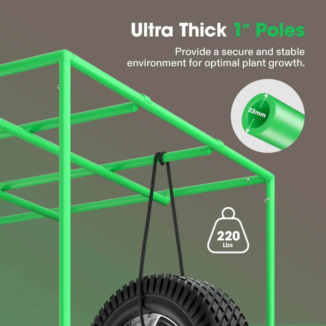 Vivosun Grow Tent Pro 2x4 P426, 2-4 Plants Use, Large Front Window, 24″ x 48″ x 72″, For Indoor Plants Growing