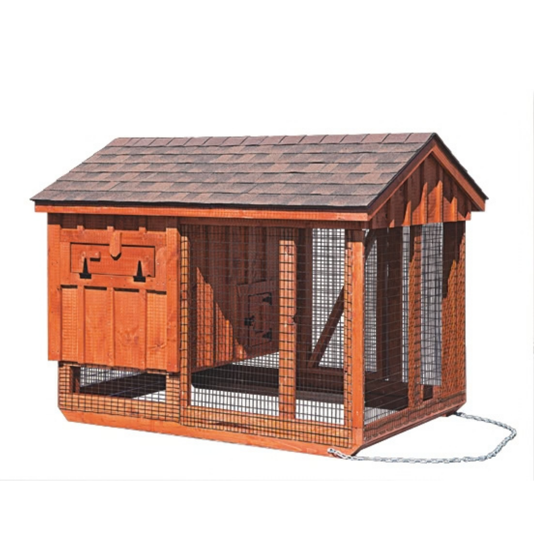 Bird in House 5×7 A-Frame Combination Chicken Coop