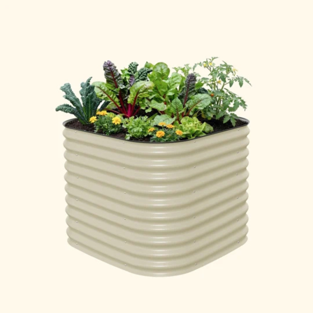 Vego 32" Extra Tall 4 In 1 Small Modular Metal Raised Garden Bed Kit