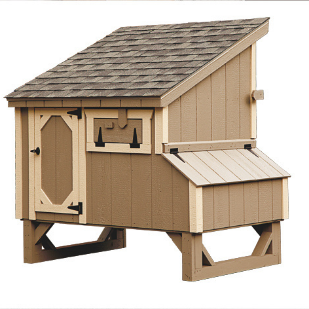 Bird-in-Hand 4×5 Lean-To Chicken Coop