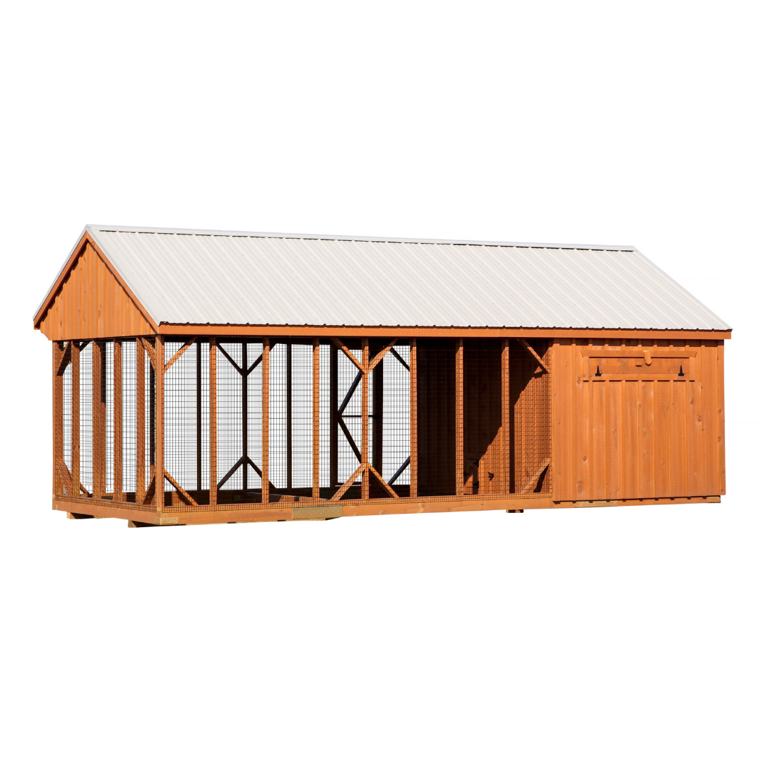 Bird in Hand 10×24 Quaker Combination Chicken Coop
