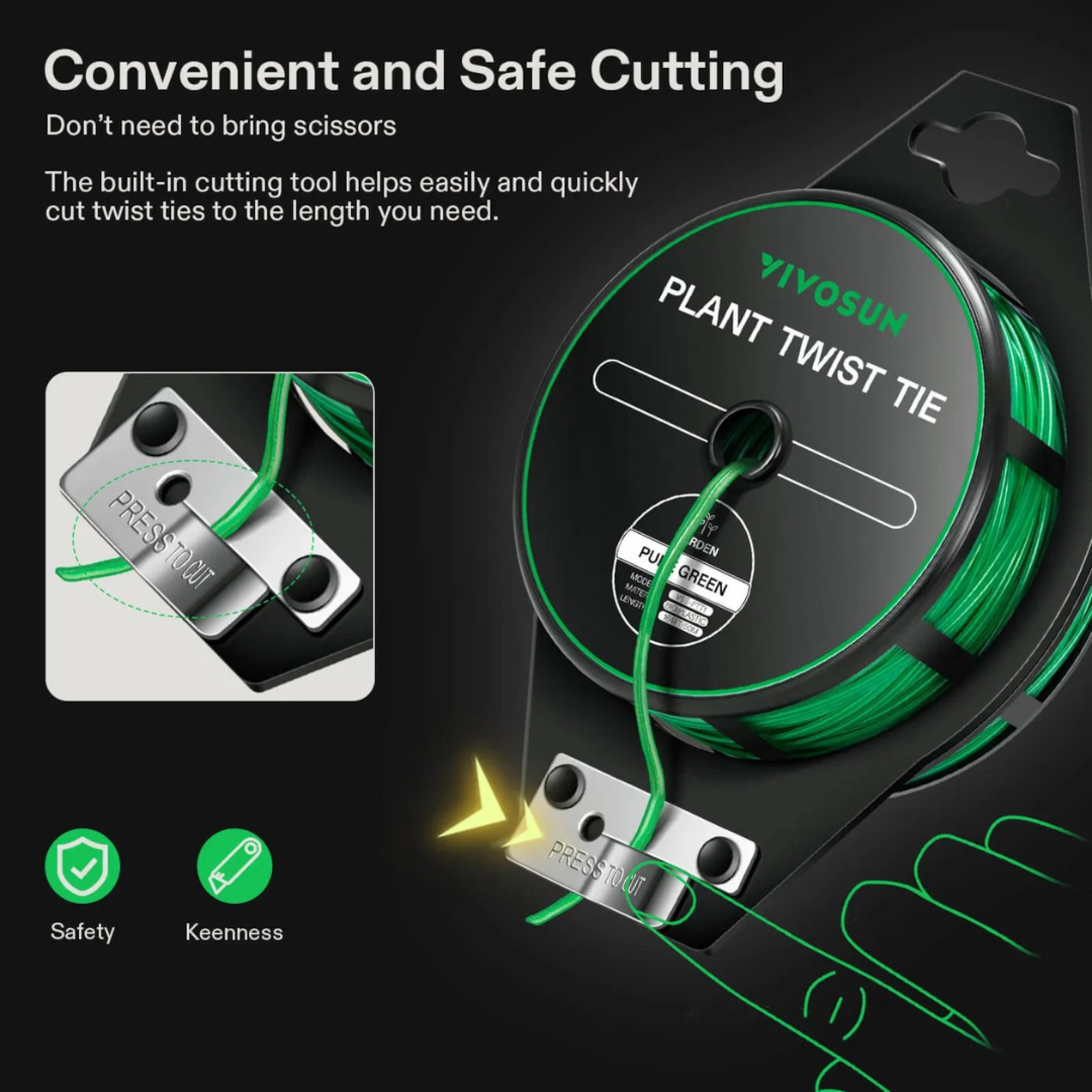 Vivosun Twist Tie Roll Spool Dispenser