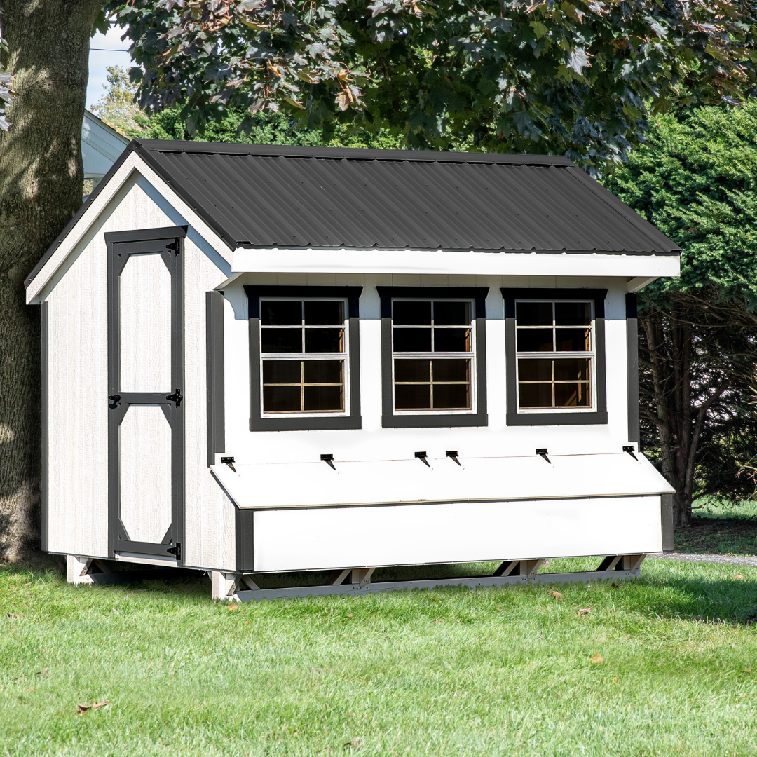 Bird-in-Hand 7×10 Quaker Chicken Coop