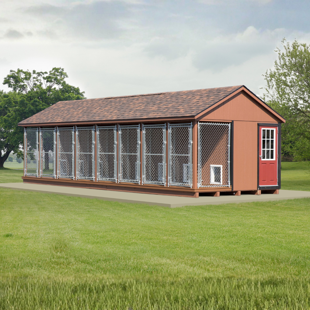 Bird in Hand 12×32 8-Run Commercial Kennel