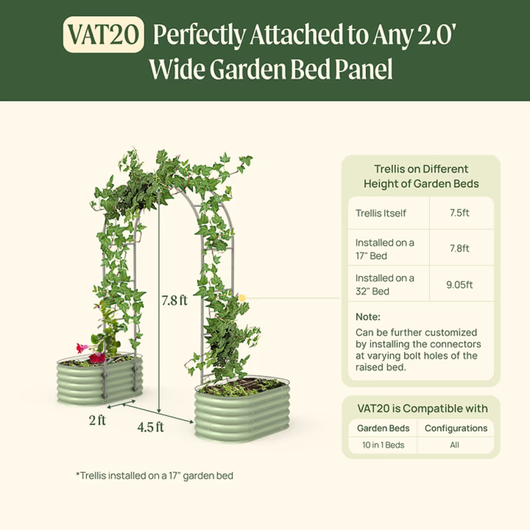 Vego Arched Trellis System
