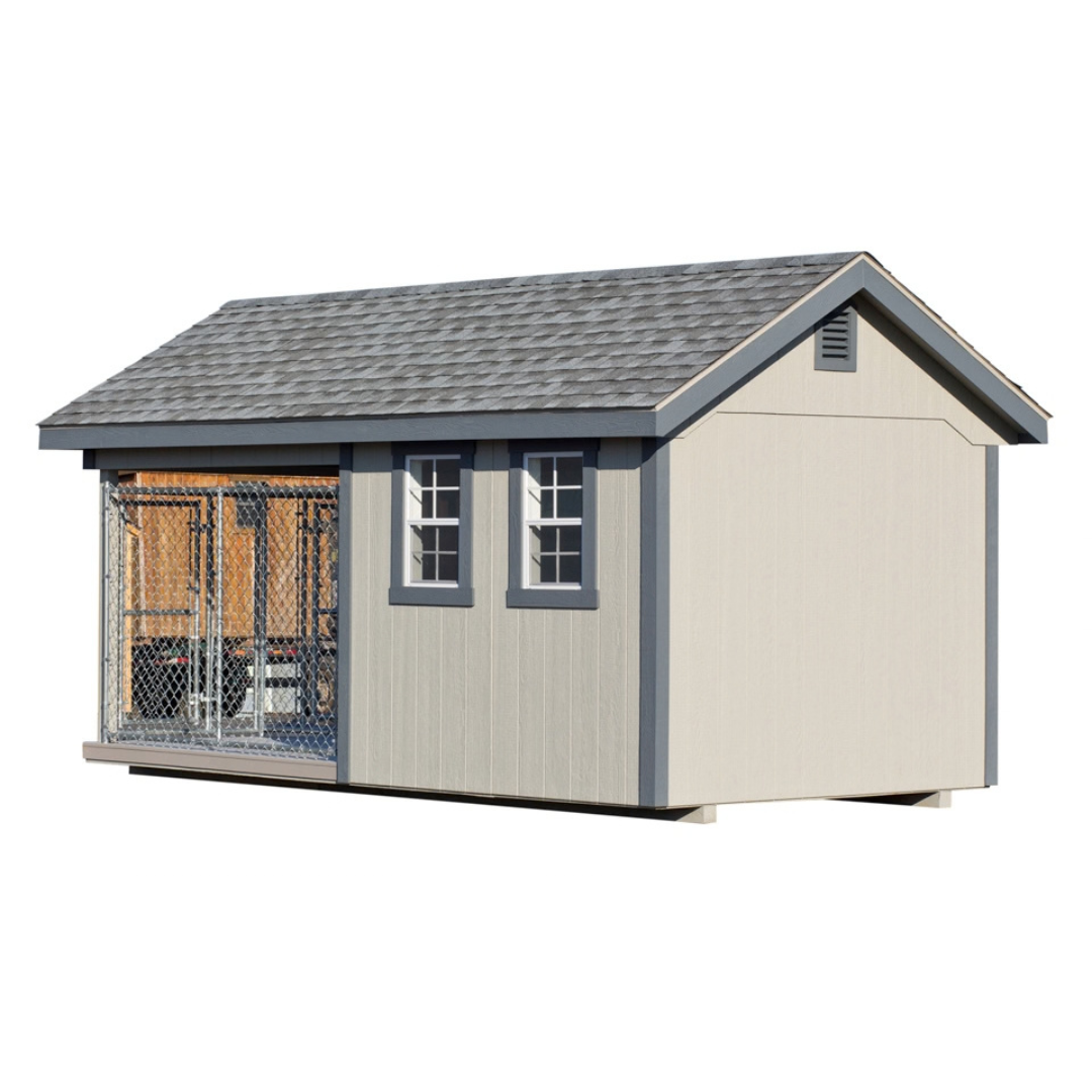 Bird in Hand 8×16 Double Dog Kennel