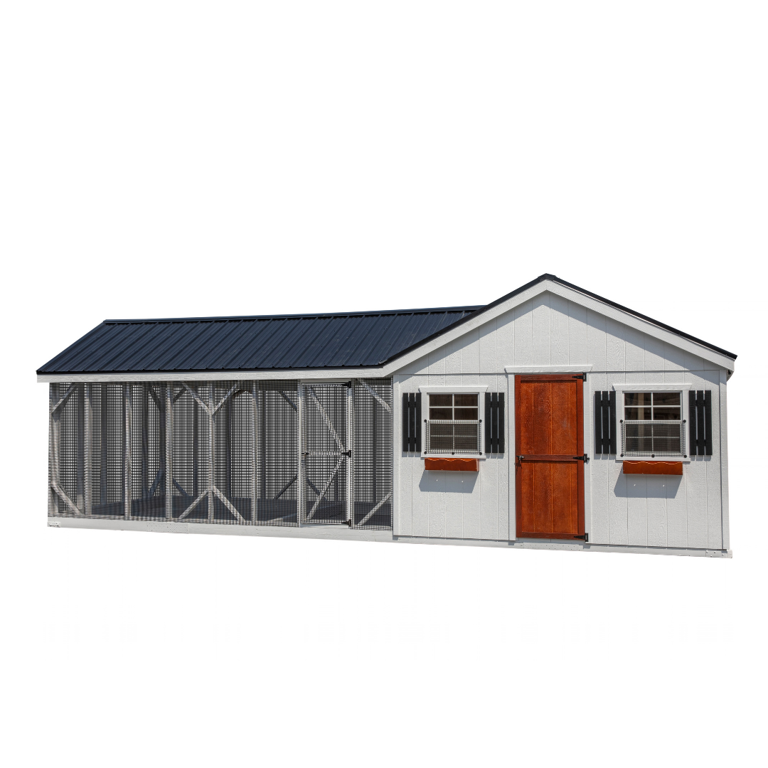 Bird in Hand 10×28 A-Frame Combination Chicken Coop
