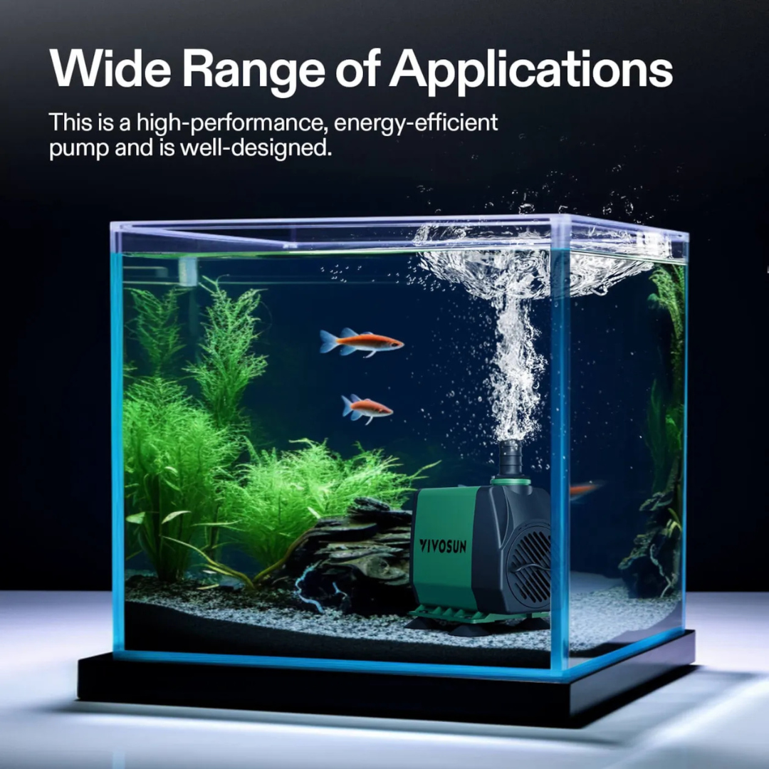 Vivosun 800GPH Submersible Pump(3000L/H, 24W)