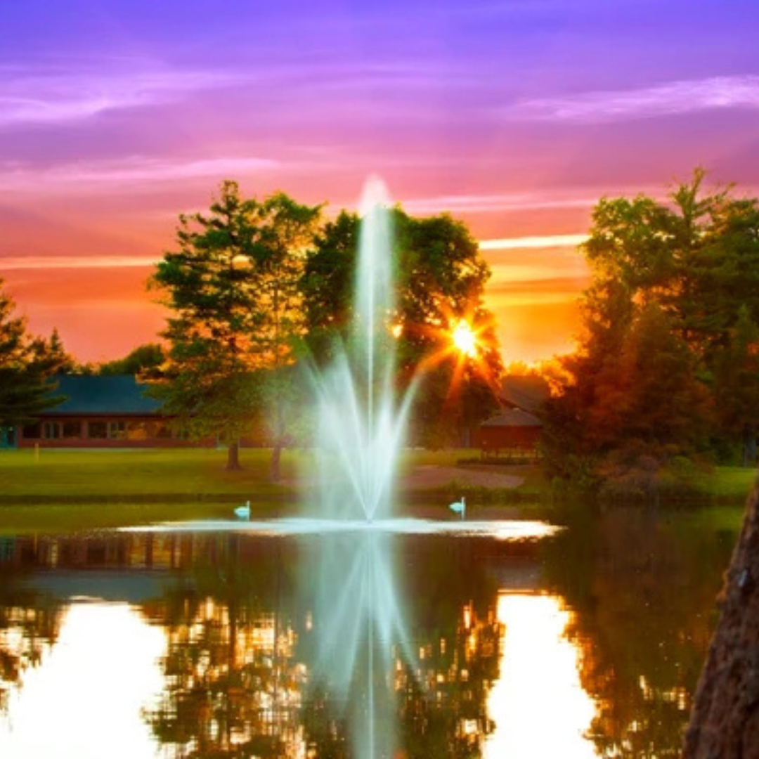 Scott Aerator Atriarch Fountain For Medium, Residential Ponds 1 hp 115 volts