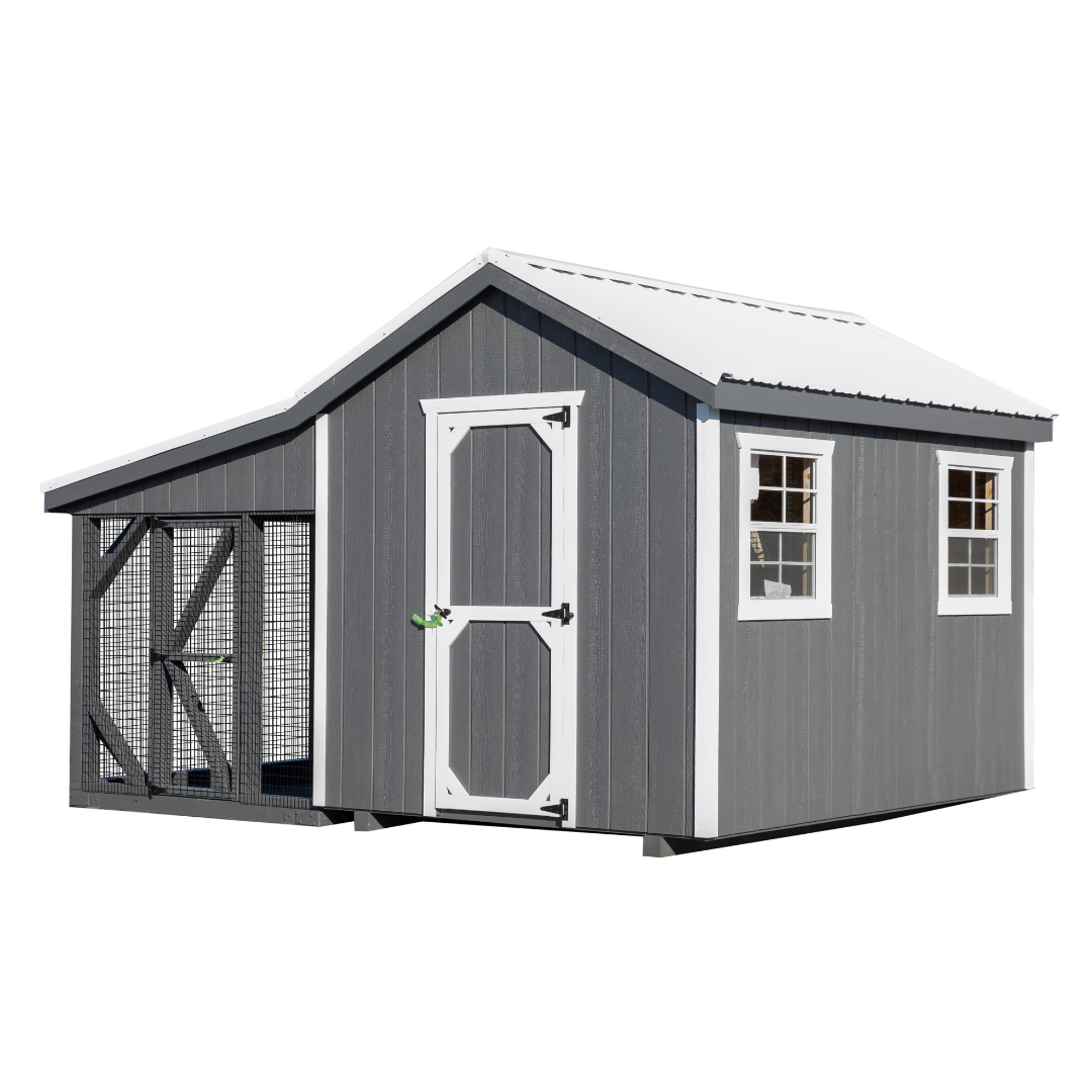 Bird in Hand 10×14 A-Frame Combination Chicken Coop