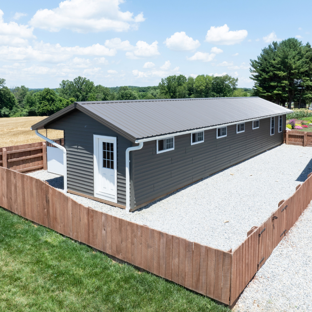 Bird in Hand 15×56 12-Run Commercial Kennel