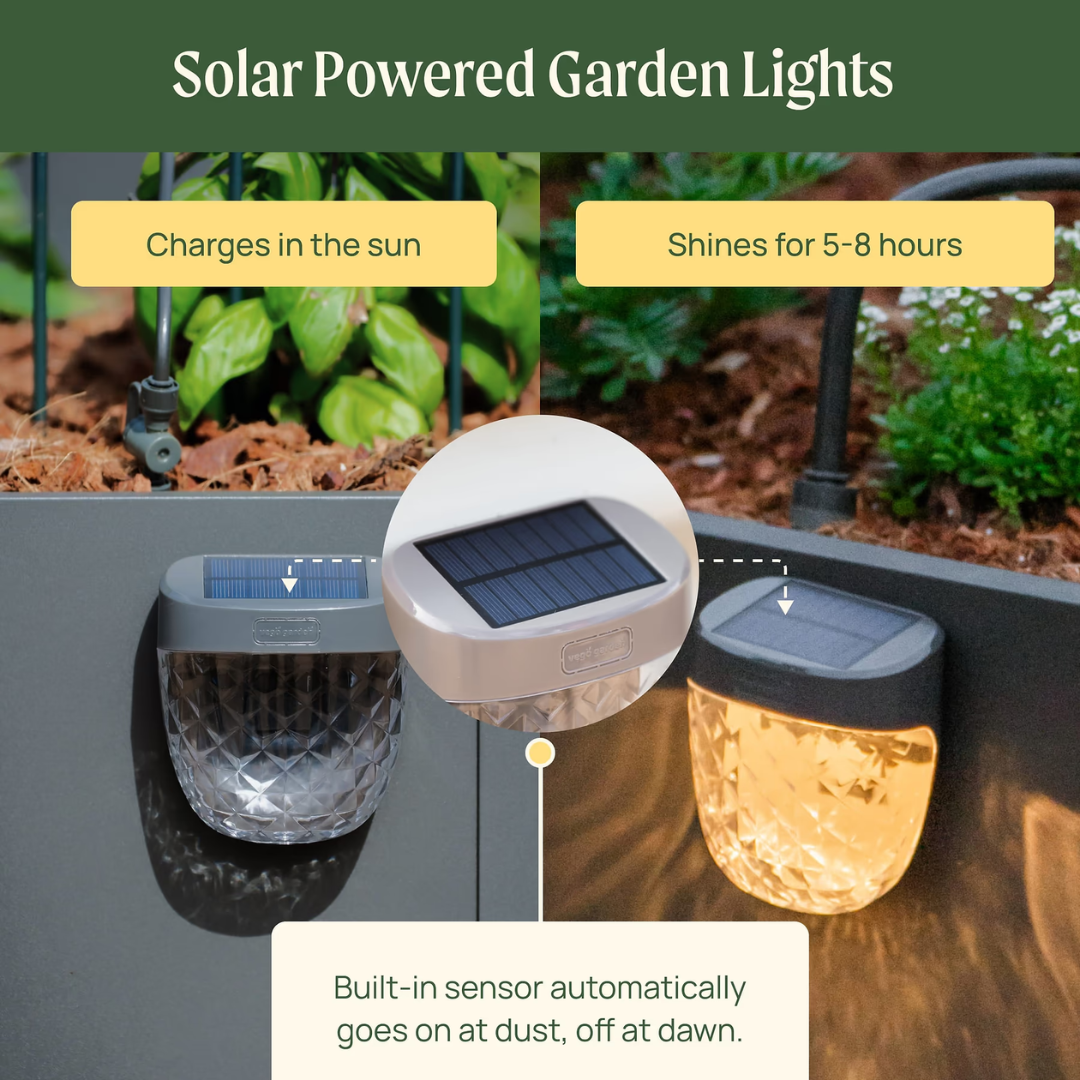 Vego Diamond Garden Solar Light - Flat Mount