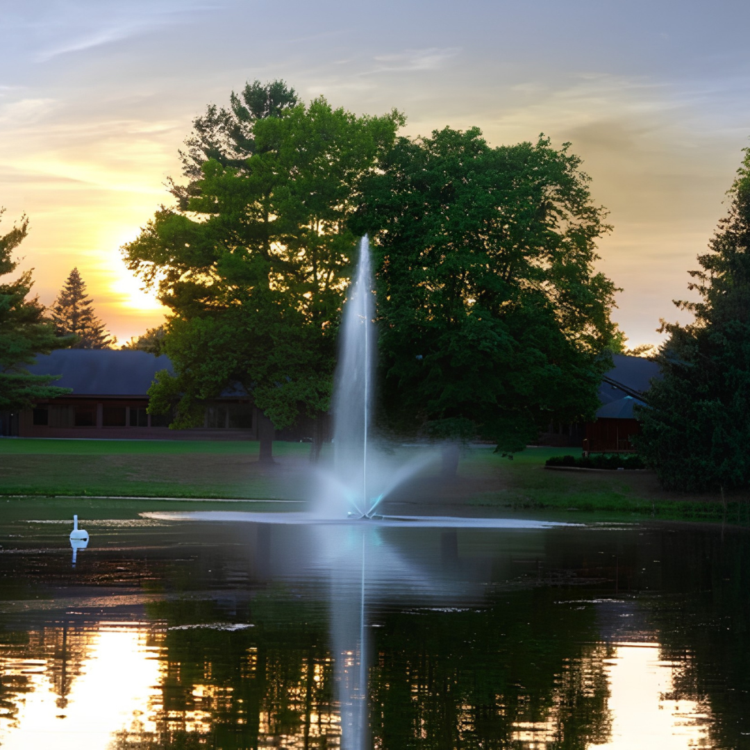 Scott Aerator Skyward Fountain For Medium, Residential Ponds ¾ hp 230 volts