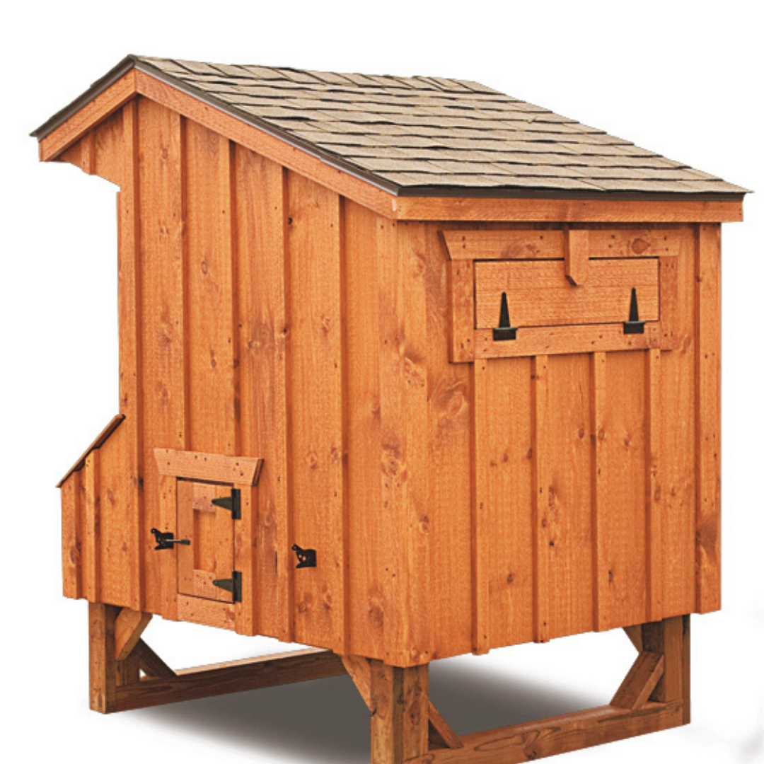 Bird-in-Hand 4×4 Quaker Chicken Coop