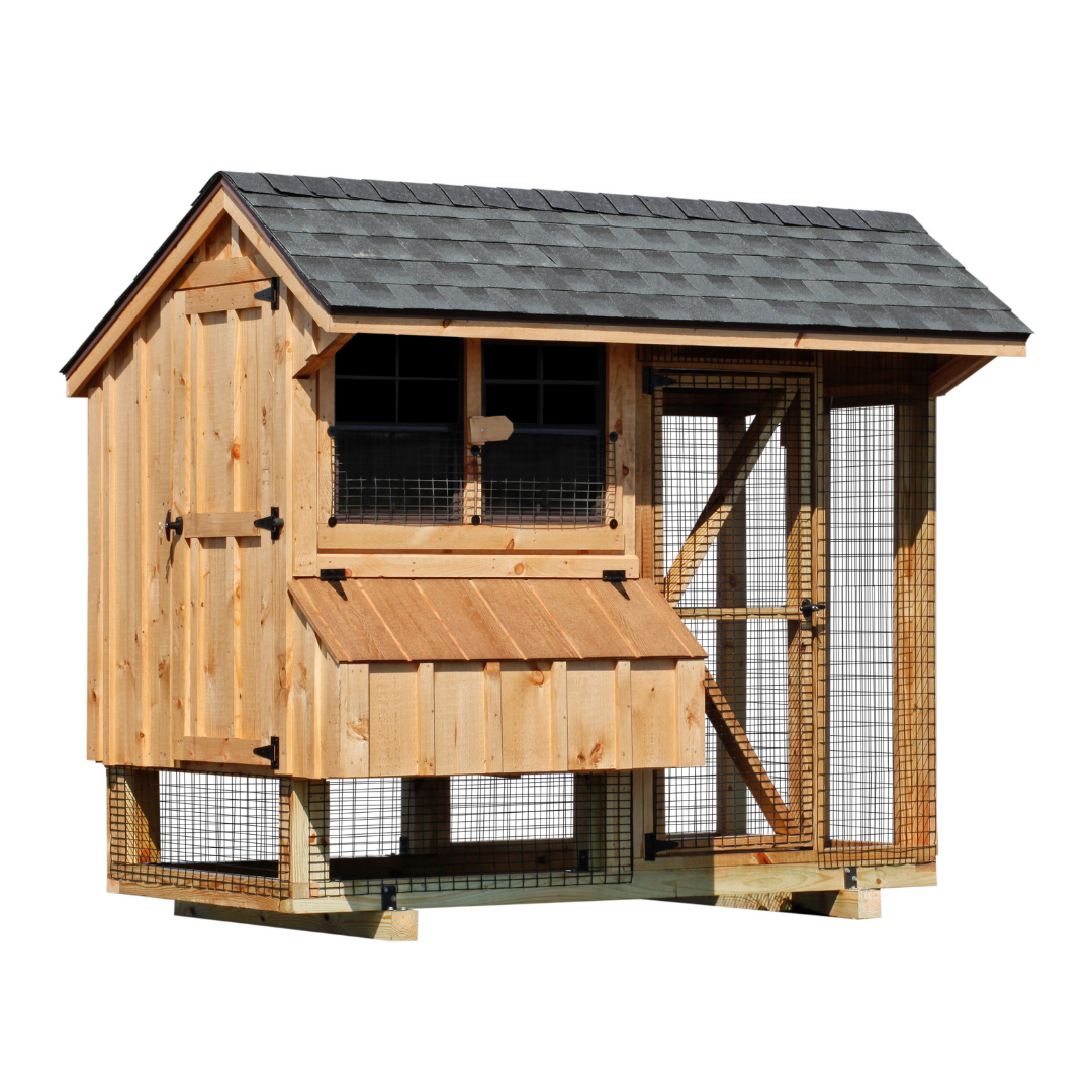 Bird-in-Hand 4×8 Quaker Combination Chicken Coop