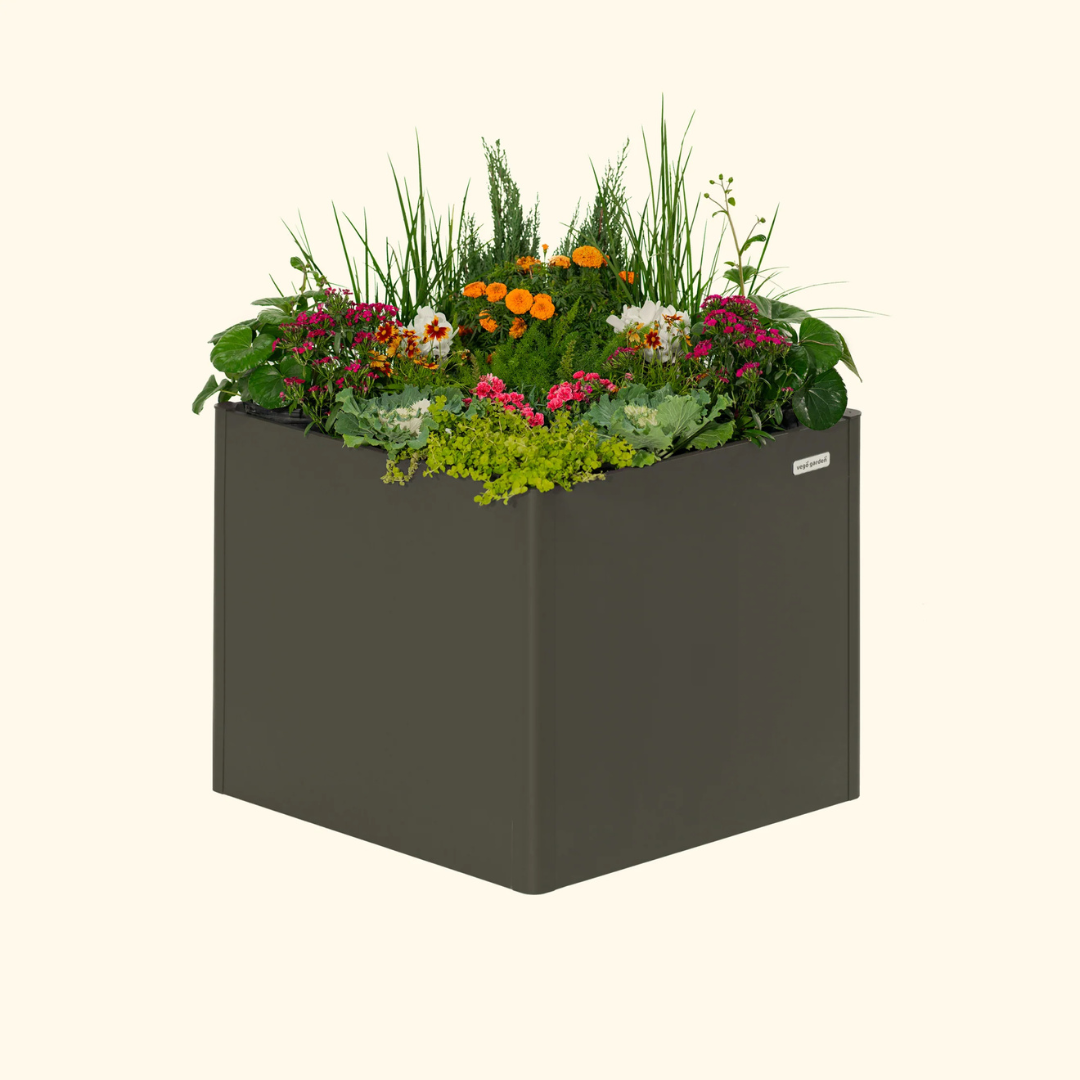 Vego 32" Extra Tall Modern Pro 42" x 42" Metal Raised Garden Bed
