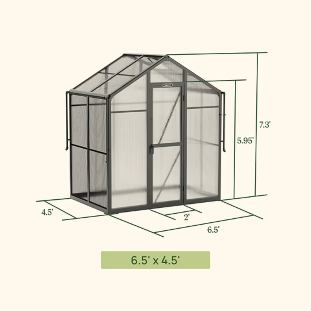 Vego Junior Victorian Greenhouse - 6.5ft Wide