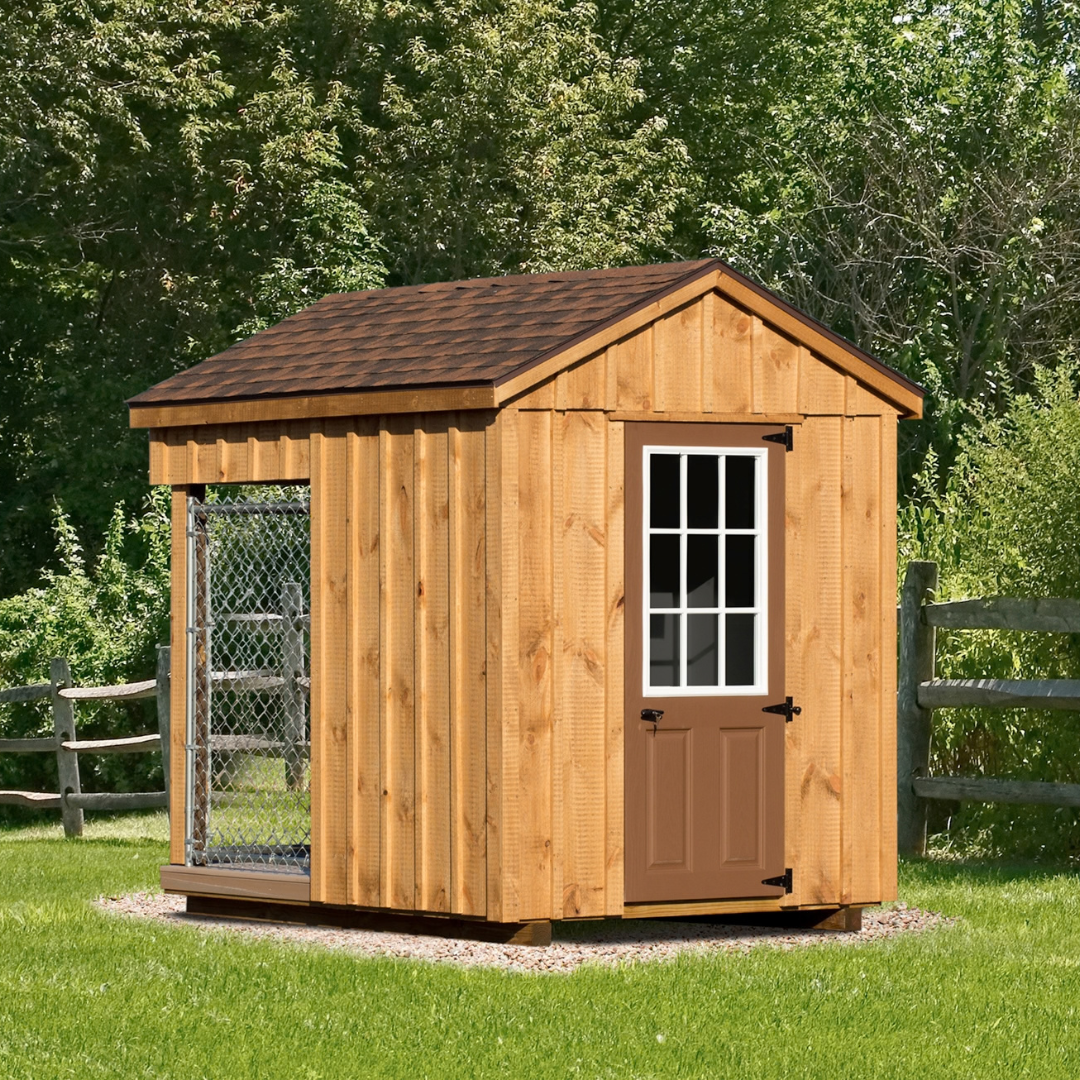 Bird in Hand 6×8 Single Dog Kennel