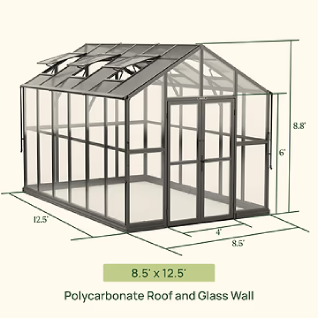 Vego Victorian Greenhouse - 8.5ft Wide